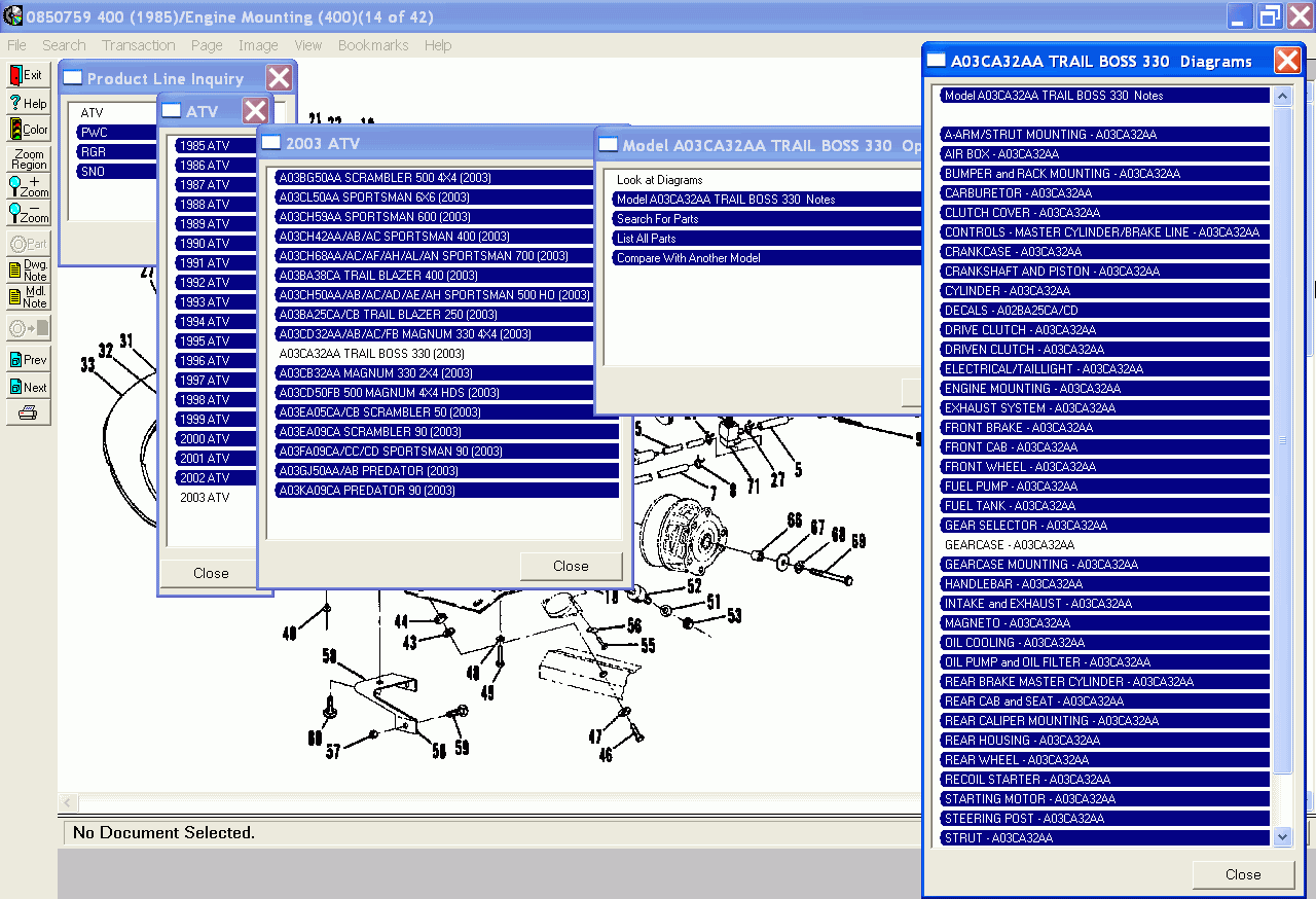 Partsmart Software Каталог запасных частей POLARIS PartSmart