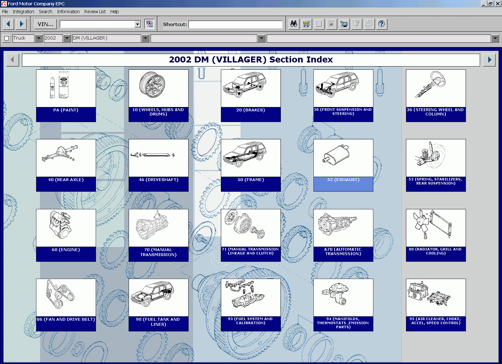 Spare parts catalogs and workshop manuals, workshop books and workshop